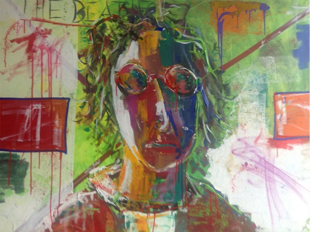 Evan Sharma's 'Lennon' painting